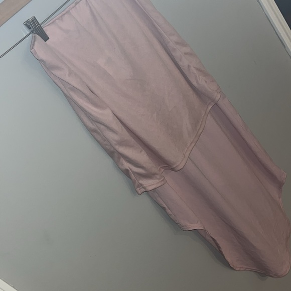 Charlotte Russe B1028A-DR Light Pink Day Maxi Skirt - Picture 6 of 9